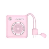 พาวเวอร์แบงค์ Pisen 10,000 mAh TP-D105 (CCC) Pink