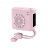 พาวเวอร์แบงค์ Pisen 10,000 mAh TP-D105 (CCC) Pink