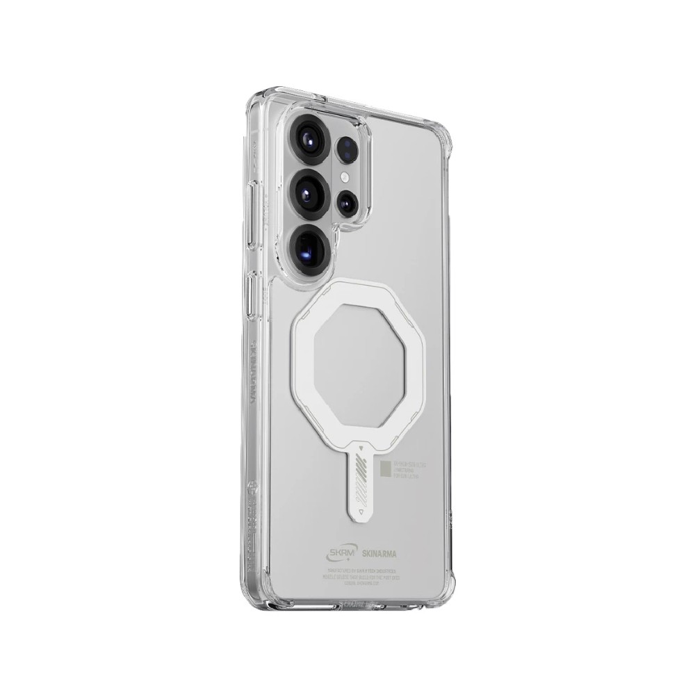 เคส Skinarma Samsung Galaxy S26 Ultra Saido Magsafe (NiteGlow) Crystal Clear