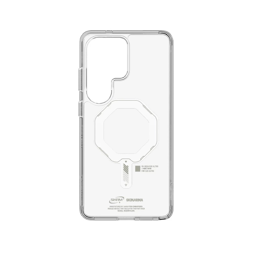 เคส Skinarma Samsung Galaxy S26 Ultra Saido Magsafe (NiteGlow) Crystal Clear