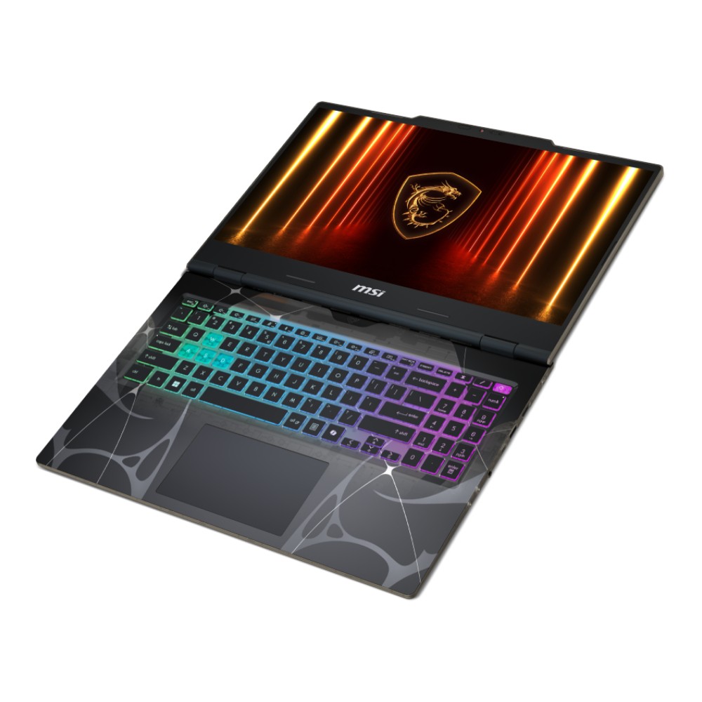 โน๊ตบุ๊ค MSI Cyborg A15 AI B2HWEKG-238TH Translucent Black