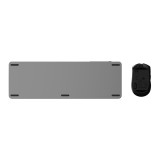 เมาส์และคีย์บอร์ด Rapoo Wireless Mouse + Keyboard 9350S Multi-mode Dark Gray