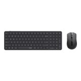 เมาส์และคีย์บอร์ด Rapoo Wireless Mouse + Keyboard 9350S Multi-mode Dark Gray