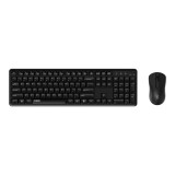 Rapoo Wireless Mouse + Keyboard X2100 Silent Optical Combo Black