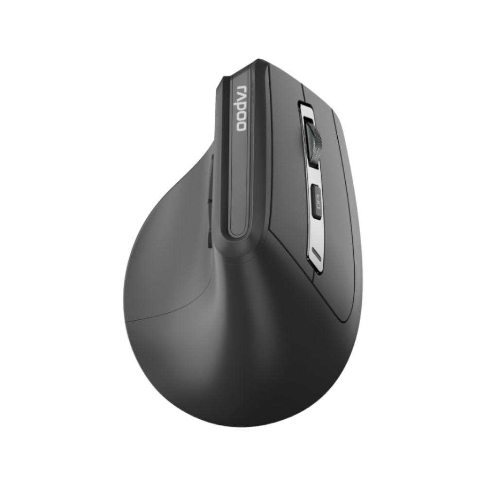 เมาส์ไร้สาย Rapoo EV310M Multi-mode Vertical Black