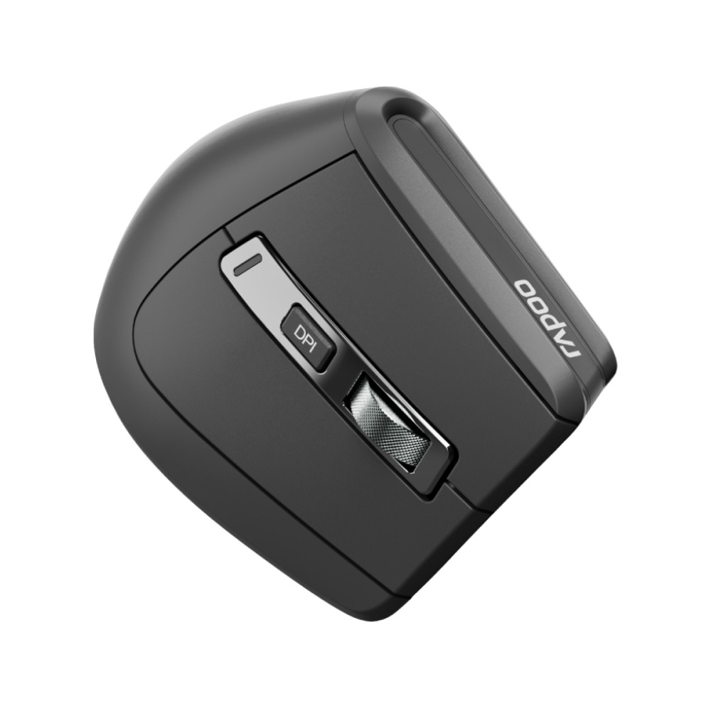 เมาส์ไร้สาย Rapoo EV310M Multi-mode Vertical Black