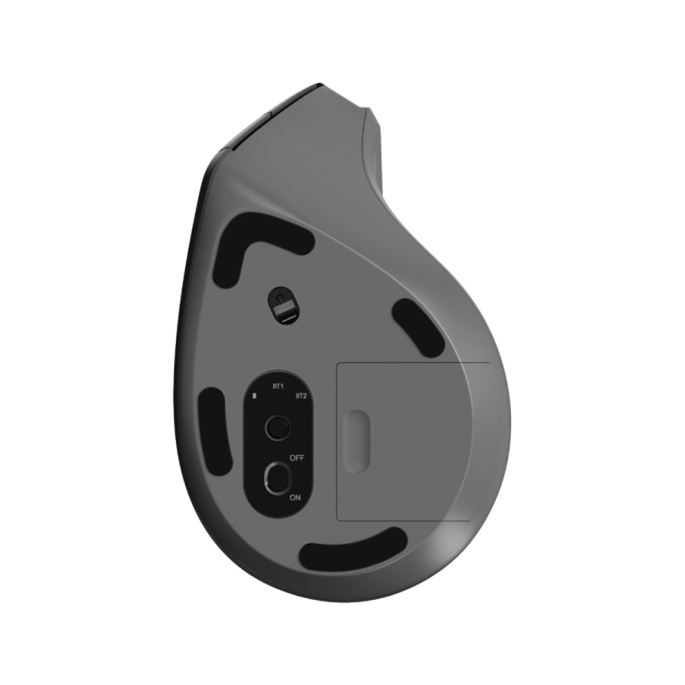 เมาส์ไร้สาย Rapoo EV310M Multi-mode Vertical Black