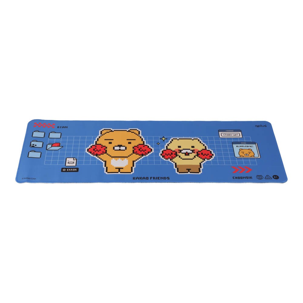 QPLUS x KAKAO Friends แผ่นรองเมาส์ Desk Mat Stick with Me Blue