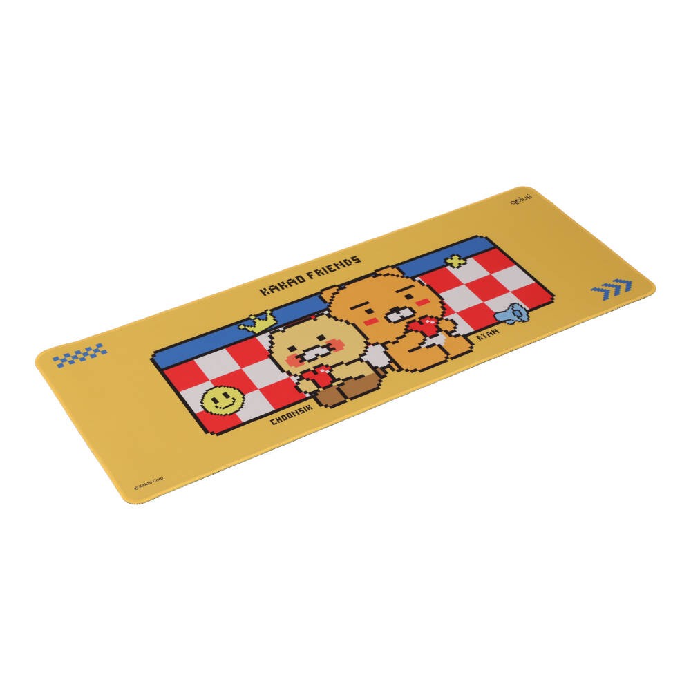 QPLUS x KAKAO Friends แผ่นรองเมาส์ Desk Mat Stick with Me Yellow