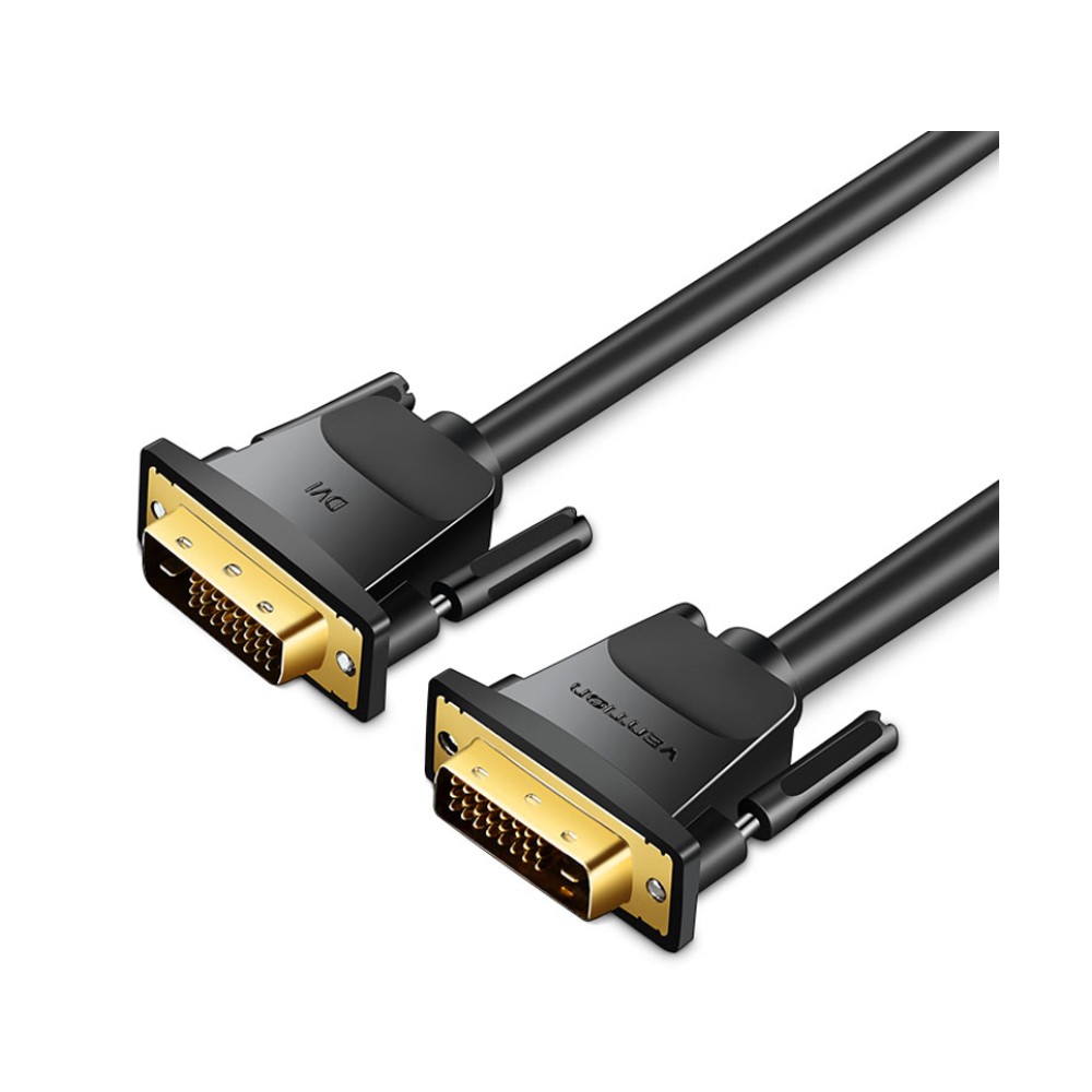 สายเชื่อมต่อ Vention DVI to DVI Cable Black 1.5M.