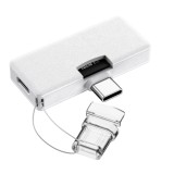 การ์ดรีดเดอร์ FOX Mini PD Card Reader 3-in-1 (G-TP222) White