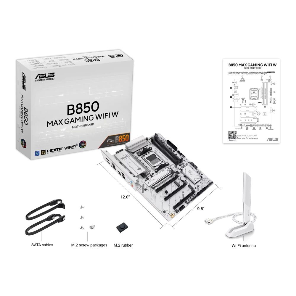 เมนบอร์ด ASUS B850 MAX GAMING WIFI W DDR5 AM5