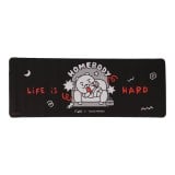 FOX x KAKAO แผ่นรองเมาส์ Desk Mat Life is Hard Black