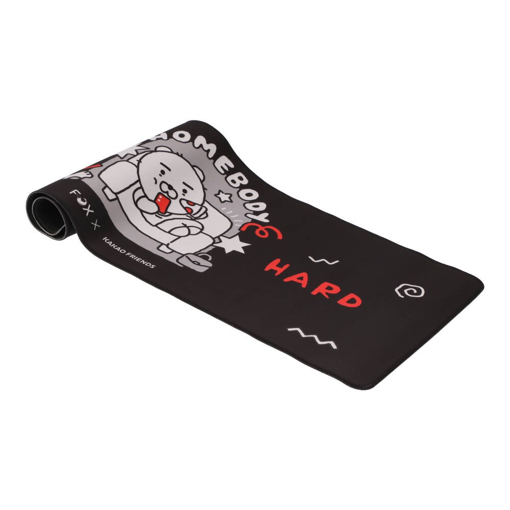 FOX x KAKAO แผ่นรองเมาส์ Desk Mat Life is Hard Black