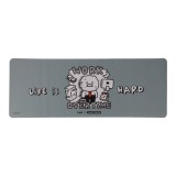 FOX x KAKAO แผ่นรองเมาส์ Desk Mat Life is Hard Gray