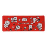 FOX x KAKAO แผ่นรองเมาส์ Desk Mat Life is Hard Red