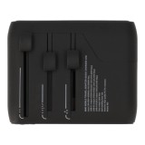 หัวแปลงปลั๊กไฟ FOX Universal Travel Adapter 20W Black