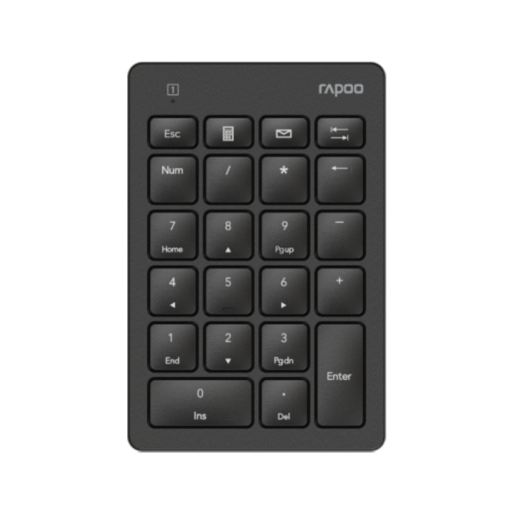 คีย์บอร์ดตัวเลข Rapoo Wireless Numeric K50 Black