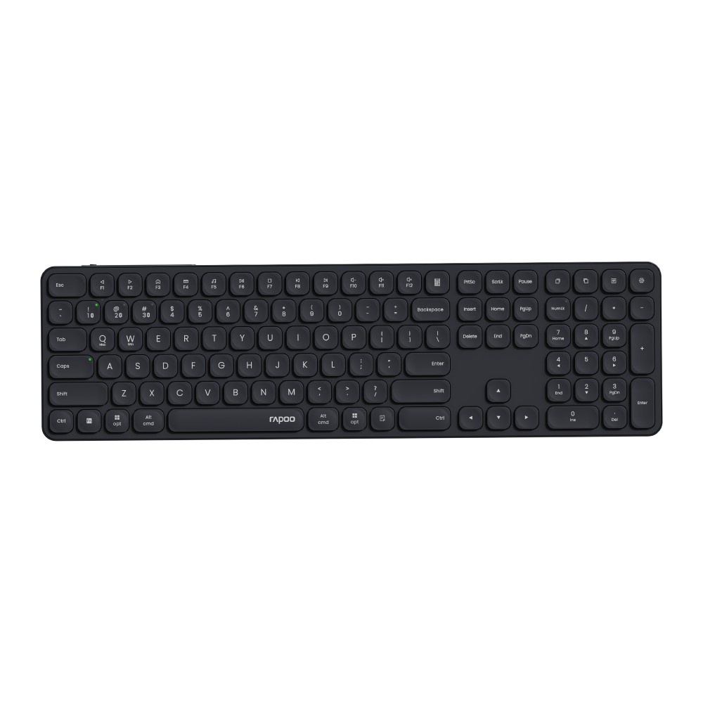คีย์บอร์ดไร้สาย Rapoo E9550L Multi-mode Dark Gray