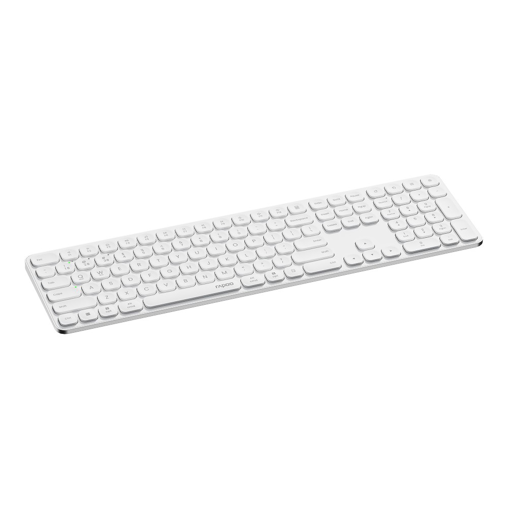 คีย์บอร์ดไร้สาย Rapoo E9550L Multi-mode White