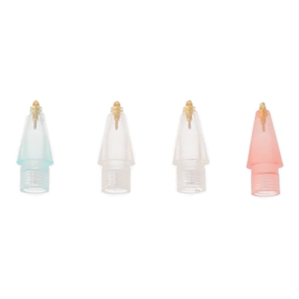 หัวปากกาไอแพด TECHPRO Stylus Apple Pencil Tips Gen1/2 Pink/Blue/White Transparent (4 pcs.)