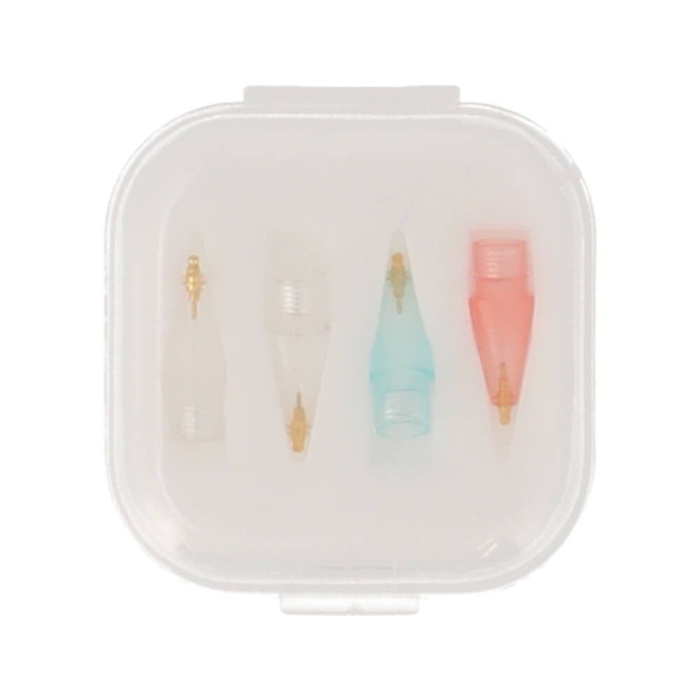 หัวปากกาไอแพด TECHPRO Stylus Apple Pencil Tips Gen1/2 Pink/Blue/White Transparent (4 pcs.)