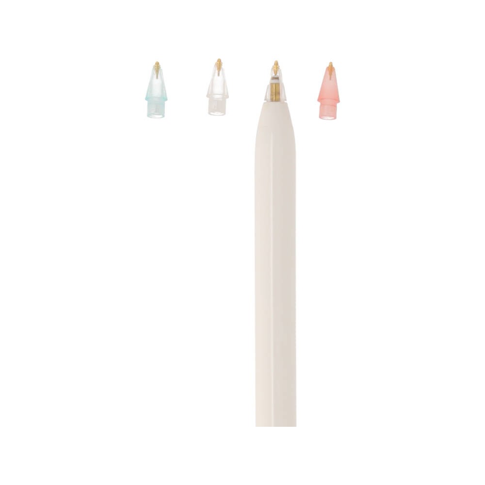 หัวปากกาไอแพด TECHPRO Stylus Apple Pencil Tips Gen1/2 Pink/Blue/White Transparent (4 pcs.)
