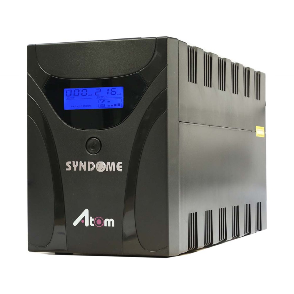 เครื่องสำรองไฟ SYNDOME UPS ATOM 2000VA/1200W (LCD)
