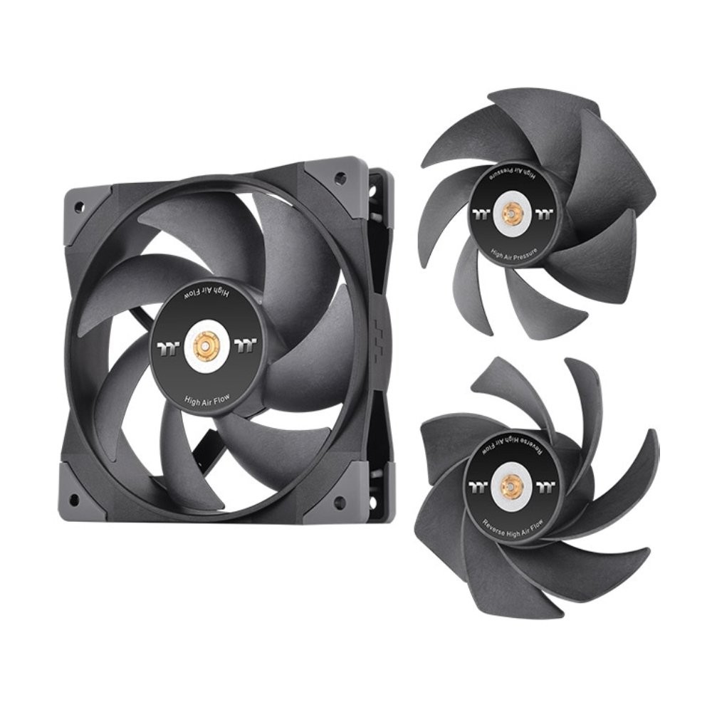 พัดลมคอม THERMALTAKE SWAFAN GT12 PC Cooling Fan TT Premium Edition (CL-F155-PL12BL-A)