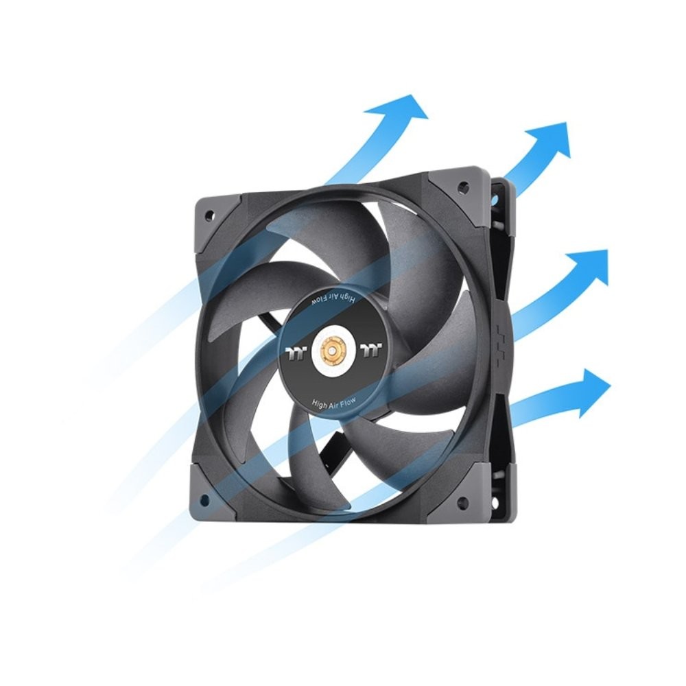 พัดลมคอม THERMALTAKE SWAFAN GT12 PC Cooling Fan TT Premium Edition (CL-F155-PL12BL-A)