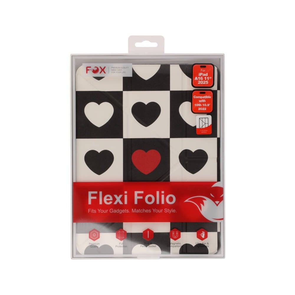 เคส FOX iPad Gen 10th/11th 2025 Y Model Love Mode Black