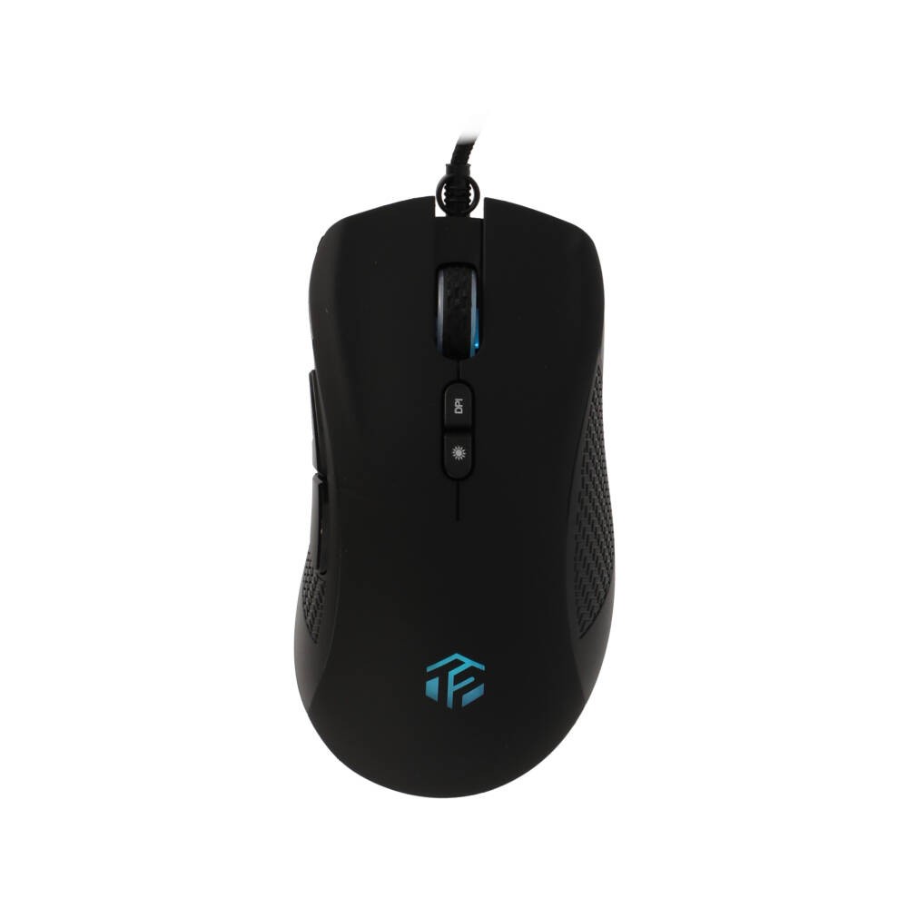 เมาส์เกมมิ่ง TECHPRO Gaming Wire Mouse 7D RGB G210 Black