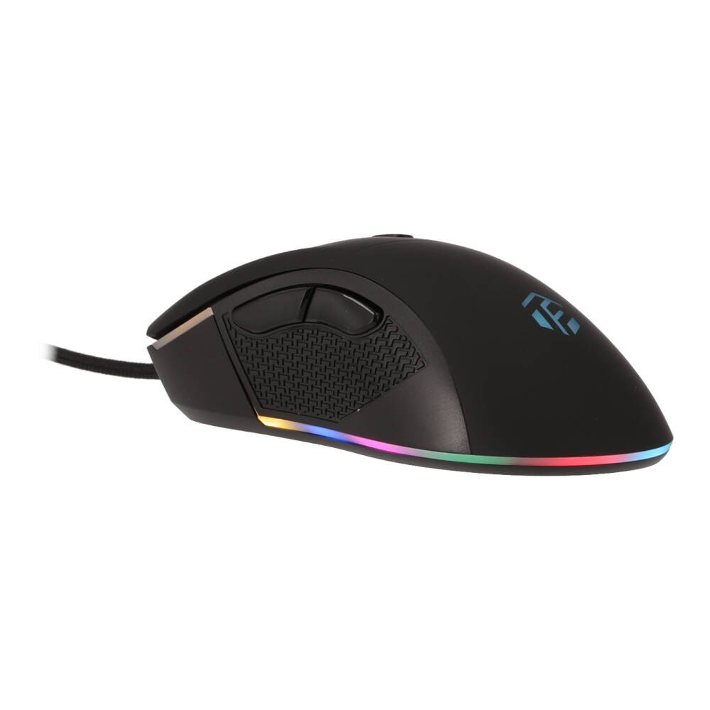 เมาส์เกมมิ่ง TECHPRO Gaming Wire Mouse 7D RGB G210 Black
