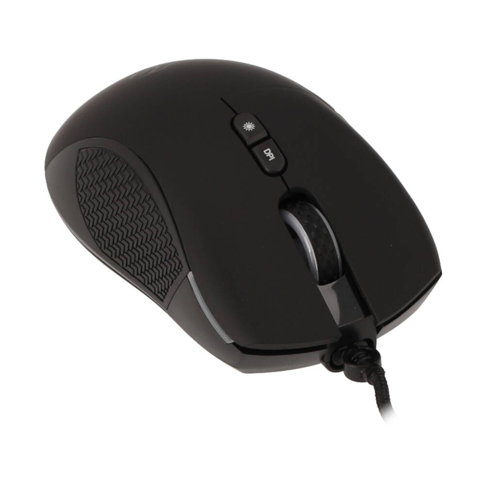 เมาส์เกมมิ่ง TECHPRO Gaming Wire Mouse 7D RGB G210 Black