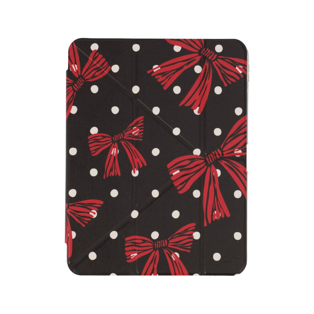 เคส FOX iPad Gen 10th/11th 2025 Y Model Red Bow Damage Black