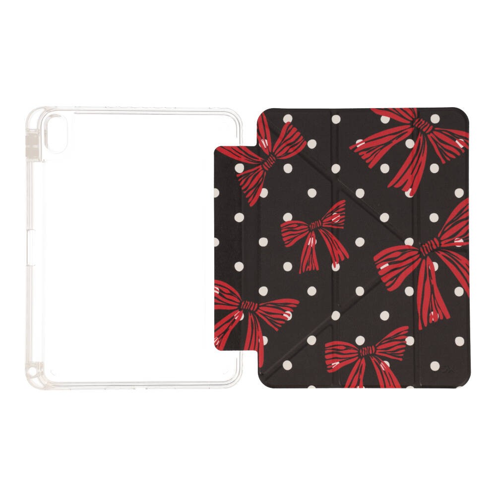 เคส FOX iPad Gen 10th/11th 2025 Y Model Red Bow Damage Black