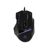เมาส์เกมมิ่ง TECHPRO Gaming Wire Mouse 8D RGB G208 Black