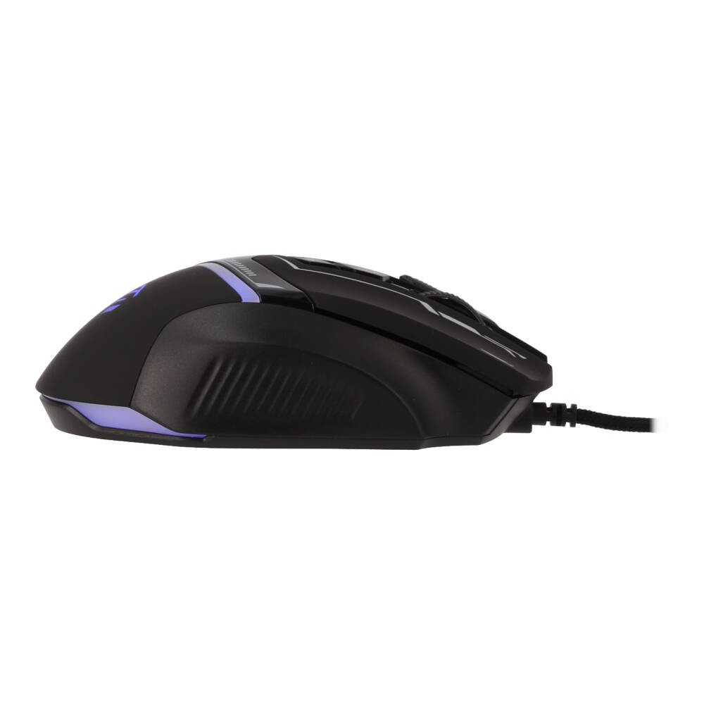 เมาส์เกมมิ่ง TECHPRO Gaming Wire Mouse 8D RGB G208 Black