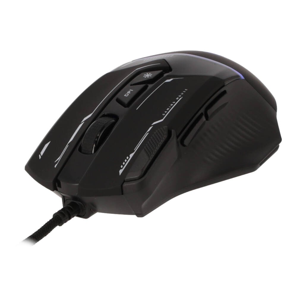เมาส์เกมมิ่ง TECHPRO Gaming Wire Mouse 8D RGB G208 Black