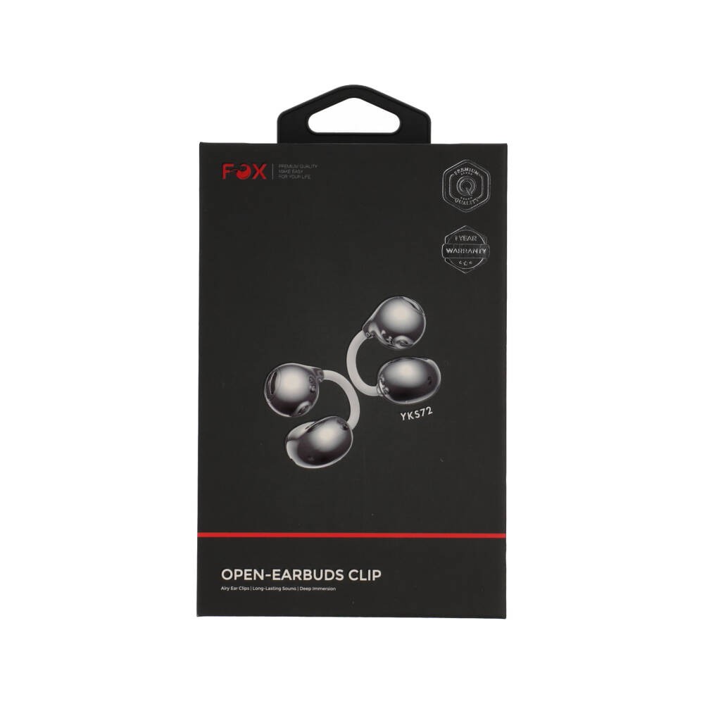 หูฟัง FOX TWS Open-Earbuds Clip (YKS72) Silver