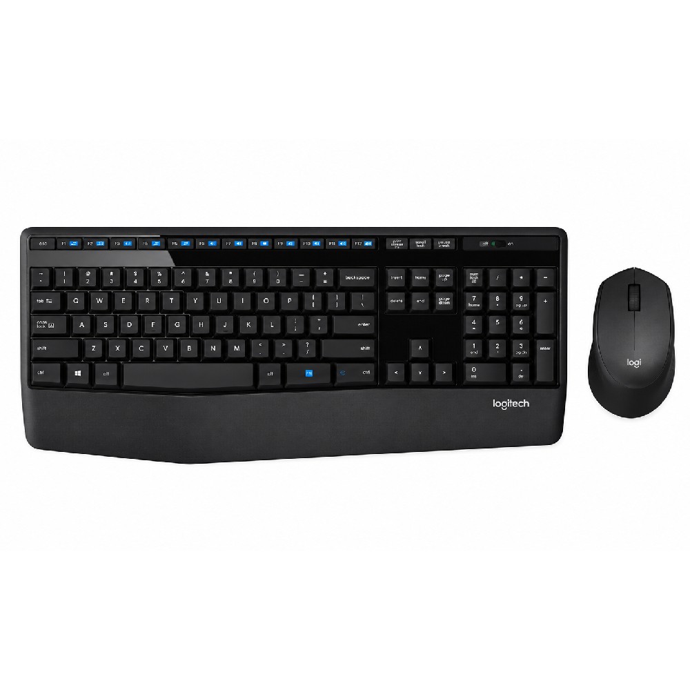 เมาส์และคีย์บอร์ด Logitech Wireless Mouse + Keyboard MK345 (TH/EN)