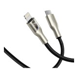 สายชาร์จ VEGER USB-C to Lightning Braided 27W DATA 1.2M Black (VU-CL22)