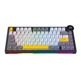 คีย์บอร์ดเกมมิ่ง Ajazz Gaming AK820V2 LCD Starry Night White Peach Switch