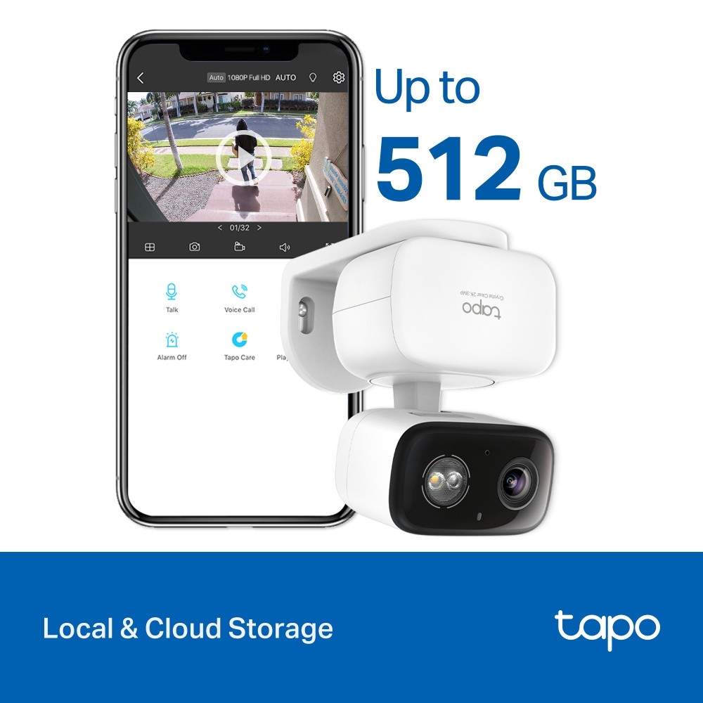 กล้องวงจรปิด TP-Link Tapo C216 Indoor/Outdoor Home Security Wi-Fi Camera 3MP