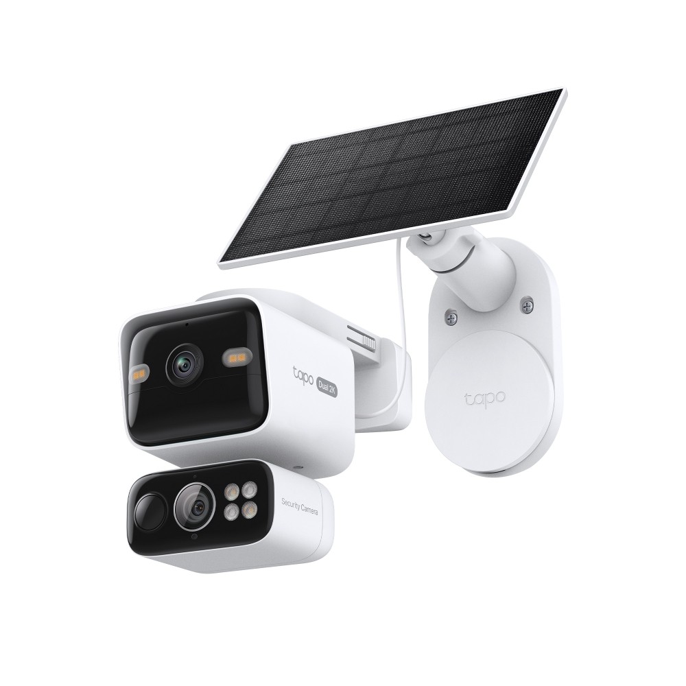 กล้องวงจรปิด TP-Link Tapo C645D KIT Solar-Powered Dual-Lens Pan/Tilt Security Camera Kit