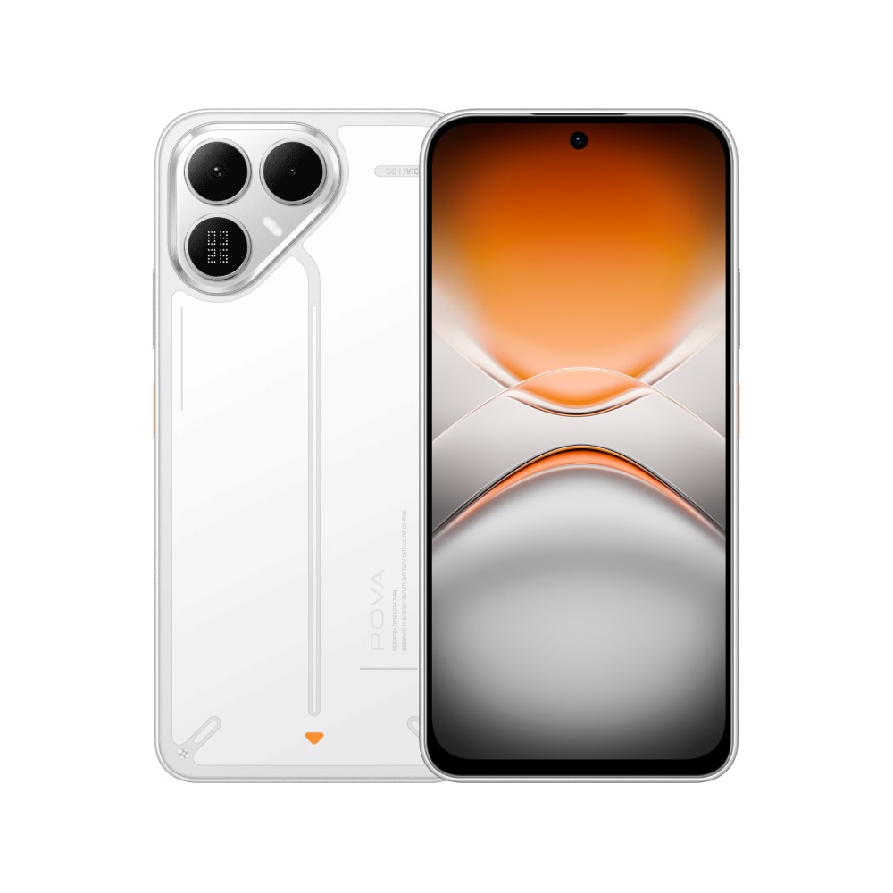 สมาร์ทโฟน TECNO POVA 8 (6+128GB) Arc White (5G)