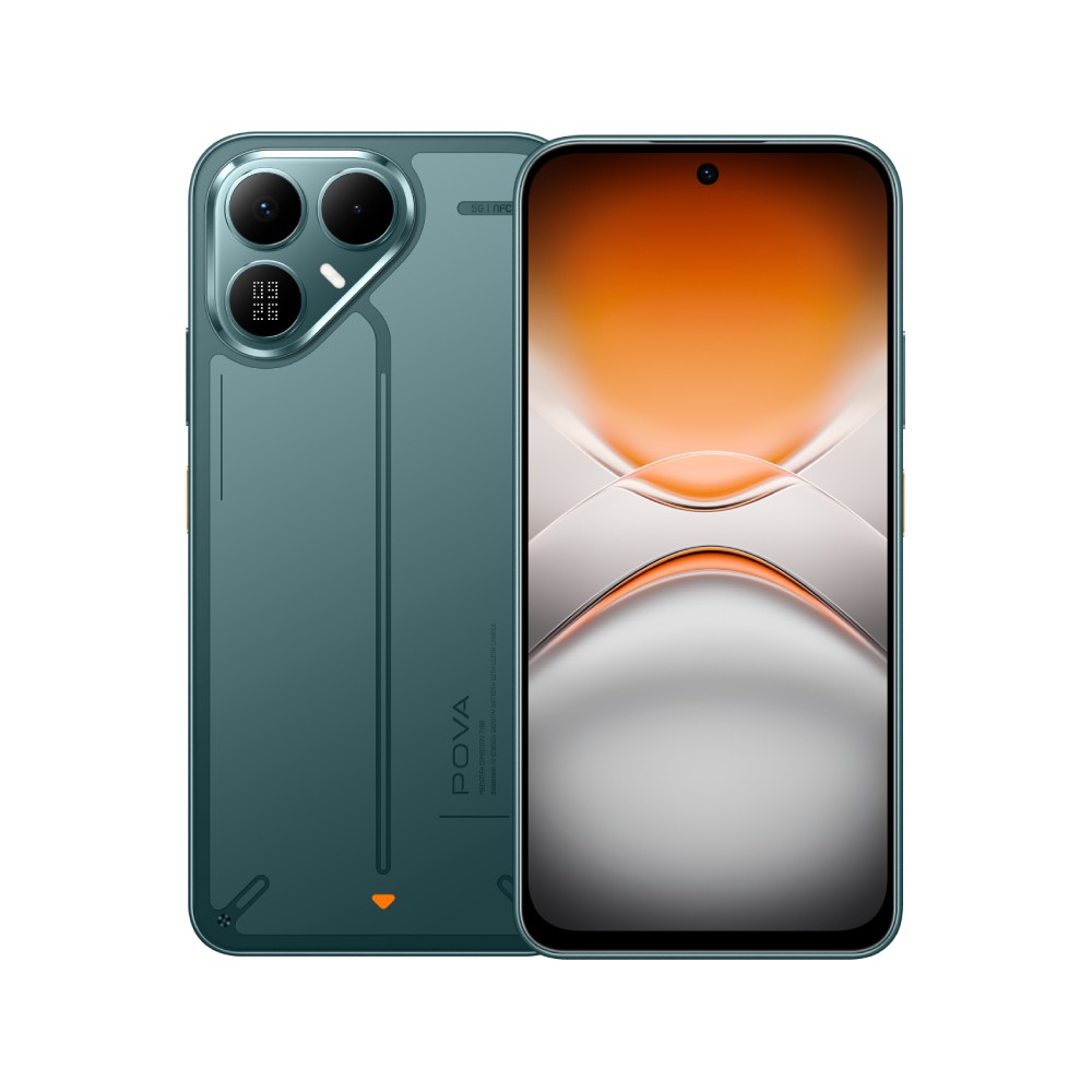 สมาร์ทโฟน TECNO POVA 8 (6+128GB) Echo Green (5G)