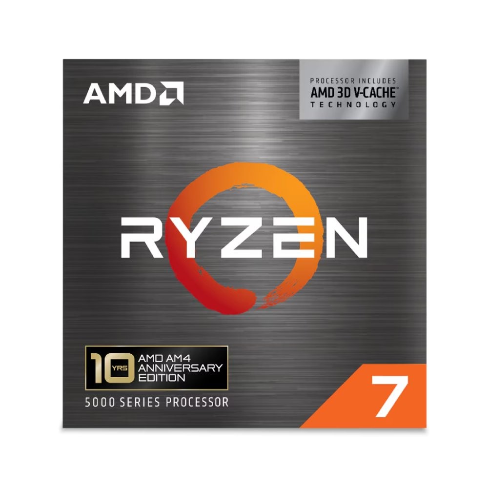 ซีพียู AMD Ryzen 7 5800X3D 3.40GHz 8C/16T AM4 (10th Anniversary Edition)