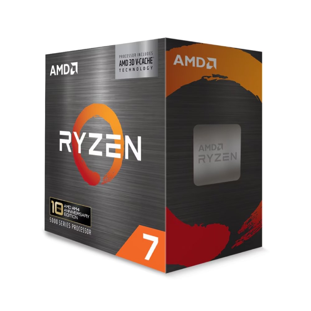 ซีพียู AMD Ryzen 7 5800X3D 3.40GHz 8C/16T AM4 (10th Anniversary Edition)