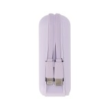 พาวเวอร์แบงค์ TECHPRO 15,000 mAh Built-in Cable BC19 N (CCC) Purple
